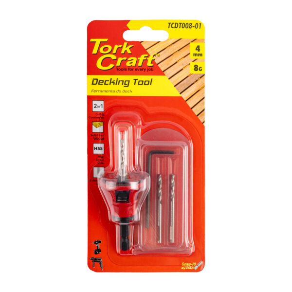 TCDT008-01.jpg DECKING TOOL 8G STD HEAD PRE-DRILL & COUNTERSINK