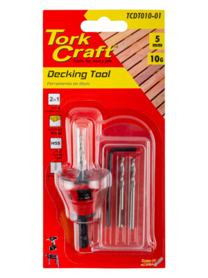 TCDT010-01.jpg DECKING TOOL 10G STD HEAD PRE-DRILL & COUNTERSINK