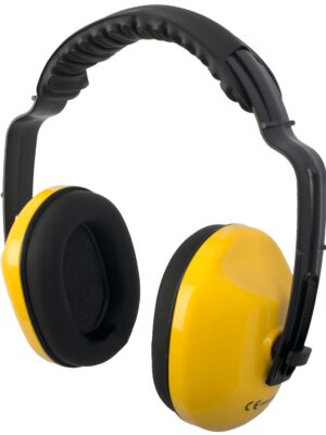 EARMUFF ABS CUP ADJ. HEAD BAND SNR25 DB YELLOW 1PC