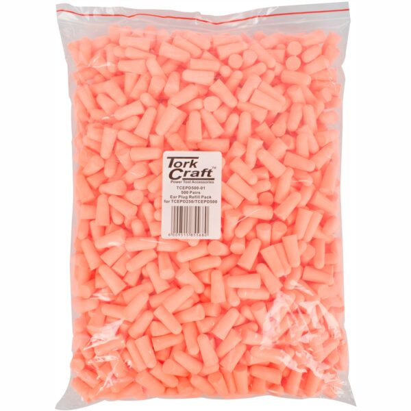 TCEPD500-01.jpg EAR PLUG REFILL PACK 500 PAIRS FOR TCEPD250 AND TCEPD500