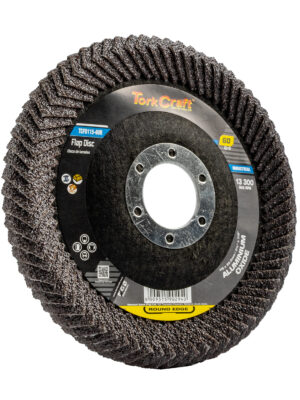 FLAP DISC ROUND EDGE A/O 115MM 60 GRIT FLAT