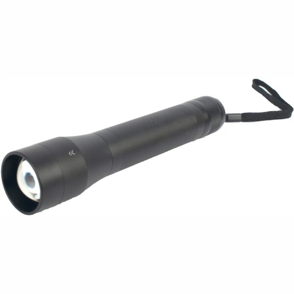 TORCH LED ALUM FOCUS ADJ 600LM BLK USE 3 X C-CELL BAT 3 MODE FLASH LIG