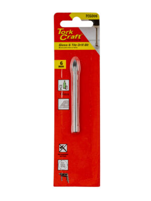 GLASS & TILE DRILL 6MM