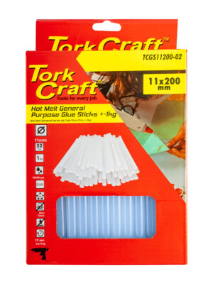 GLUE STICK 11 X 200MM 52PC 1KG HOT MELT GEN. PURPOSE EVA 18000CPS