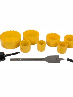 TCHSK013.jpg HOLESAW SET 13PCE IN CASE CARBON STEEL