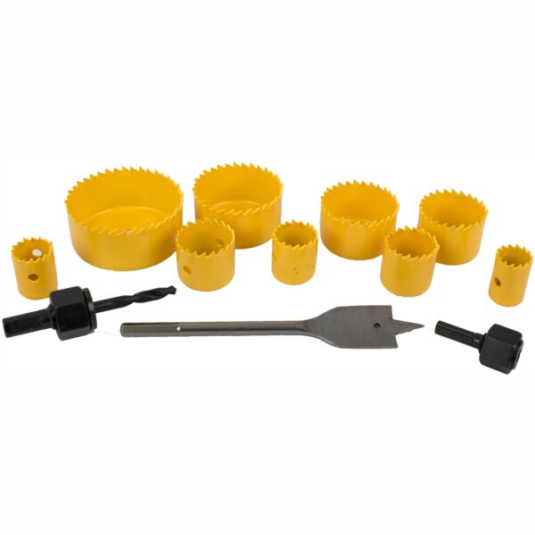TCHSK013.jpg HOLESAW SET 13PCE IN CASE CARBON STEEL