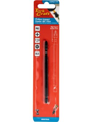 IMPACT PH2 X 110MM POWER BIT 1PC CARDED