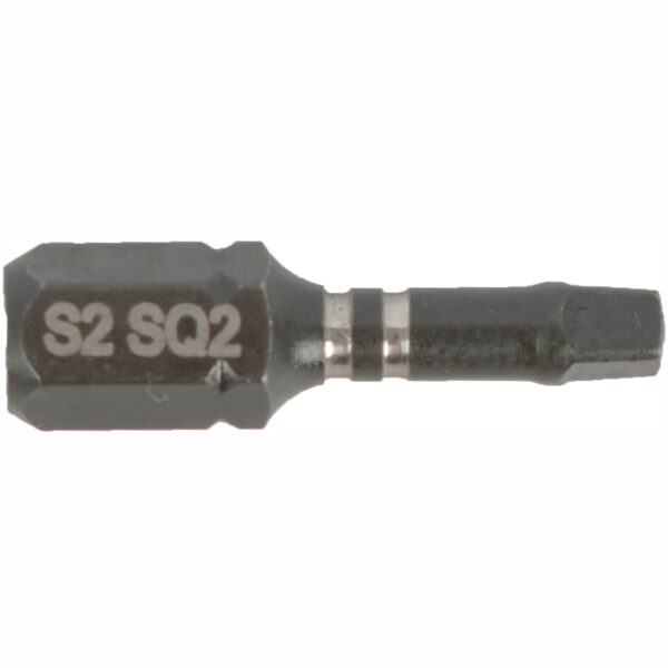 IMPACT SQUARE SQ NO.2 X 25MM INS BIT BULK