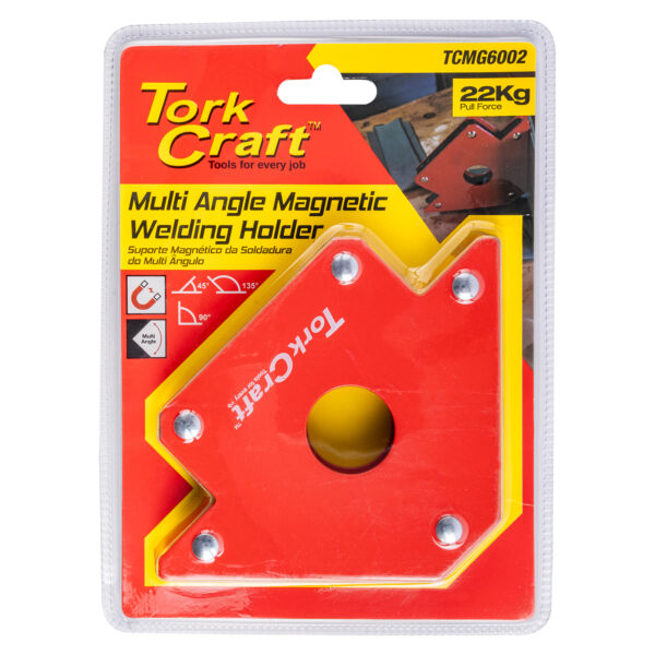 TCMG6002.jpg MAGNETIC WELDING HOLDER 22.7KG P/FORCE 45-90-135 DEG. MULTI ANGLE