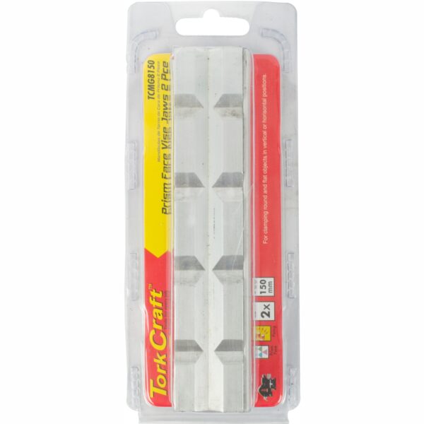 TCMG8150.jpg VICE JAWS MAGNETIC ALUM. 150MM X 32MM 2PC PRISM FACE