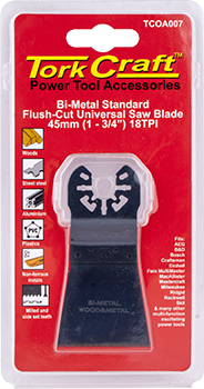 TCOA007.jpg QUICK CHANGE FLUSH CUT UNIVERSAL SAW BLADE 45MM(1-3/4')18TPI