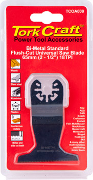 SONY DSC QUICK CHANGE FLUSH CUT UNIVERSAL SAW BLADE 65MM(2-1/2')18TPI