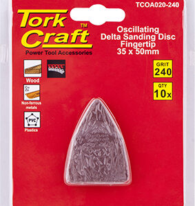 OSCILLATING SANDPAPER A/O 35X50MM 10PC FINGERTIP 240GRIT