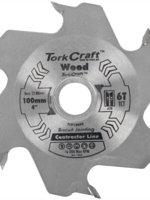 BLADE BISCUIT JOINER 100 X 6T 22.0MM TCT