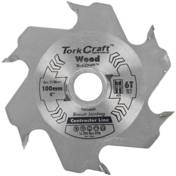 TCP10008.jpg BLADE BISCUIT JOINER 100 X 6T 22.0MM TCT