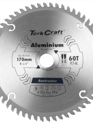 BLADE CONTRACTOR ALUM 170 X 60T 20/16 CIRCULAR SAW TCT
