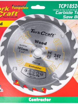 BLADE CONTRACTOR 185 X 24T 20-16MM CIRCULAR SAW TCT