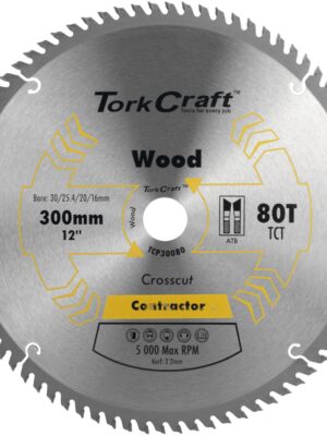 BLADE CONTRACTOR 300 X 80T 30/1/20/16 CIRCULAR SAW TCT
