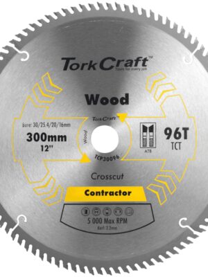 BLADE CONTRACTOR 300 X 96T 30/1/20/16 CIRCULAR SAW TCT