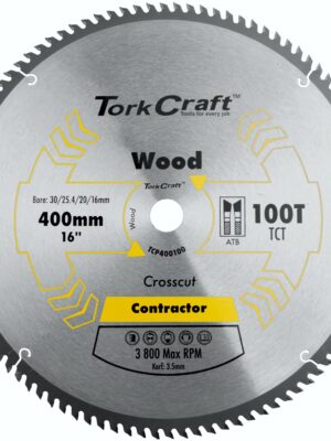 BLADE CONTRACTOR 400 X 100T 30/1 CIRCULAR SAW TCT