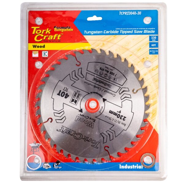 TCPR23040-30.jpg BLADE TCT 230 X 40T 30/1/20 ATB POSITIVE PROFESIONAL INDUSTRIAL