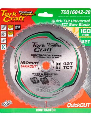 UNIVERSAL QUICK CUT TCT BLADE 160X42T 20-16