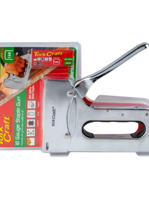 STAPLE GUN 16G 8-12MM H/DUTY T50 WITH 200PC 1.2MMX8MM STAPLES