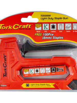 STAPLE GUN 21G 6 - 8MM L/DUTY JT21 WITH 100PC 0.7MMX8MM