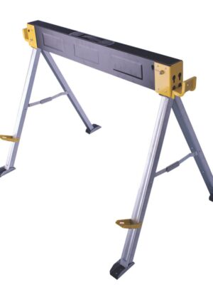 SAW HORSE STEEL TRESSLE 900MM X 730MM FOLDABLE SINGLE FRAME
