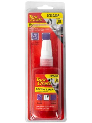 SCREW LOCK LOW STRENGTH FOR SMALL SIZED THREADS - PURPLE - 50G (CARDED