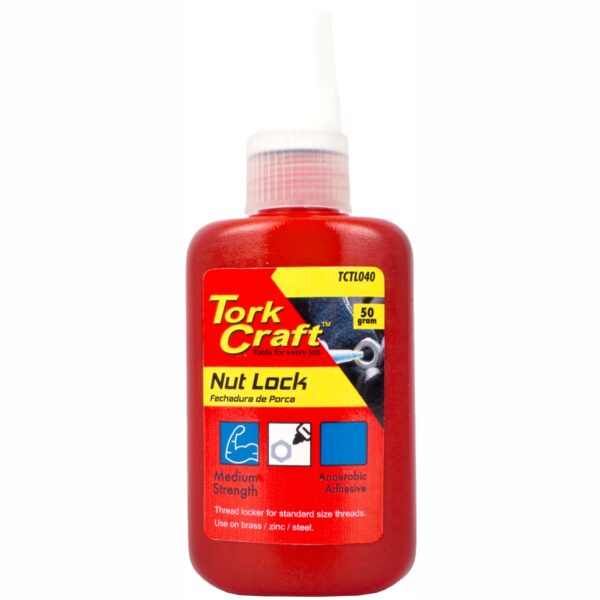 TCTL040.jpg NUT LOCK MEDIUM STRENGTH FOR STD SIZED THREADS - BLUE - 50G