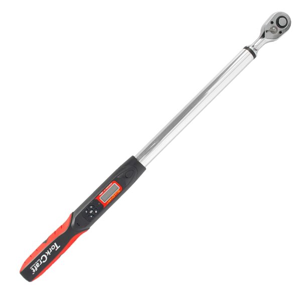 TCTQ12200.jpg DIGITAL TORQUE WRENCH 1/2' X 10 -200NM 2% ACC. 0.01 RES. 36 X GEAR