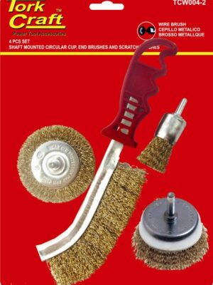 TCW004-2.jpg WIRE BRUSH SET 4PCE WITH HAND BRUSH