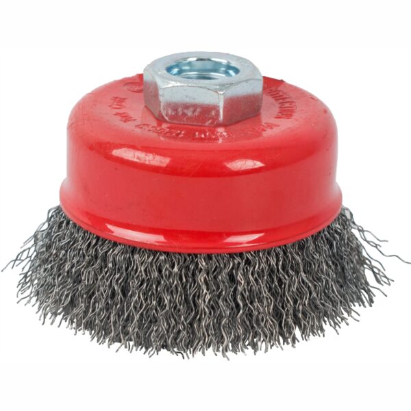 TCW20CR10014-2B.jpg WIRE CUP BRUSH CRIMPED PLAIN 100MMXM14 BULK