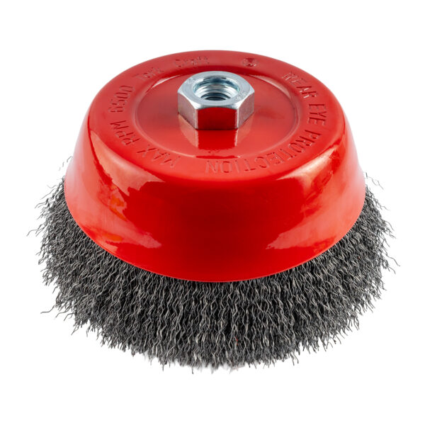WIRE CUP BRUSH CRIMPED PLAIN 150MMXM14 BULK