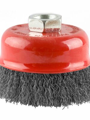 WIRE CUP BRUSH CRIMPED PLAIN 75MMXM14 BLISTER