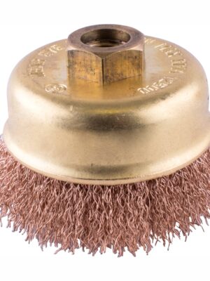 WIRE CUP BRUSH NON SPARKING CRIMPED 60MMXM14 BULK