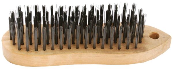 TCW20HB02.jpg WIRE HAND BLOCK BRUSH WOOD HANDLE RECTANGULAR