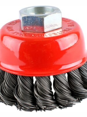 WIRE CUP BRUSH TWISTED 65MMXM14 BULK
