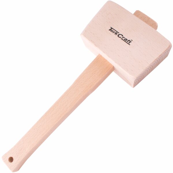 TCWM002.jpg WOODEN MALLET 300MM X 110MM 290-300G ENG. BEECH WOOD TORK CRAFT