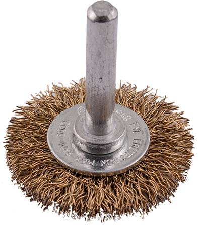 TCWW3806.jpg WIRE WHEEL BRUSH 38MM X 6MM SHAFT BLISTER