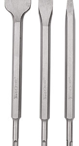 SDS PLUS CHISEL SET 3PCE POINTED 14MM FLAT 20MM FLAT 40MM TORK CRAFT