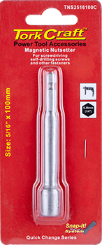 NUTSETTER MAGNETIC 5/16'X 100MM 1/CARD