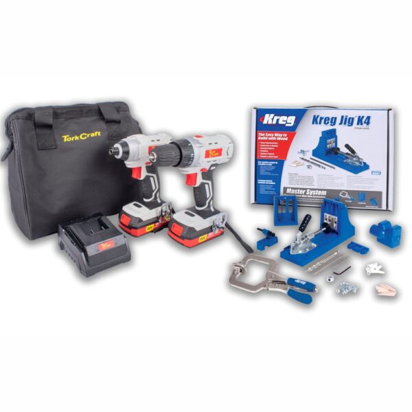 TORKIT001.jpg DRILL & IMPACT DRIVER & KREG JIG K4 TWIN PACK TC20002