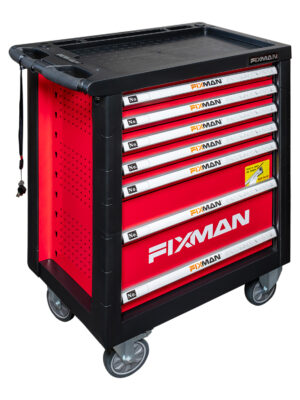 FIXMAN 7 DRAWER IND. ROLLER CABINET WITH 133PC MECHANICS TOOL SET