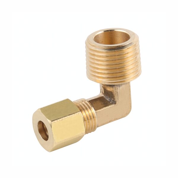 CONICAL ELBOW BRASS 3/8' X 3/8'M