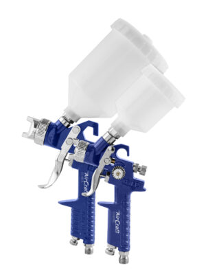 SPRAY GUN GRAVITY HVLP SG H827 & MINI SG H2000 COMBO BOX