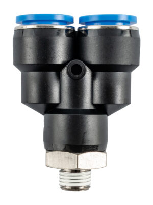 PU HOSE FITTING Y JOINT 16MM - 1/4'M