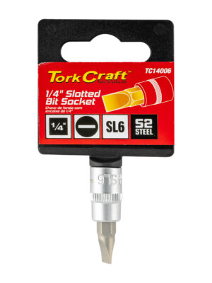 TC14006.jpg SOCKET BIT 1/4'DR SLOTTED SL6 S2 MATERIAL