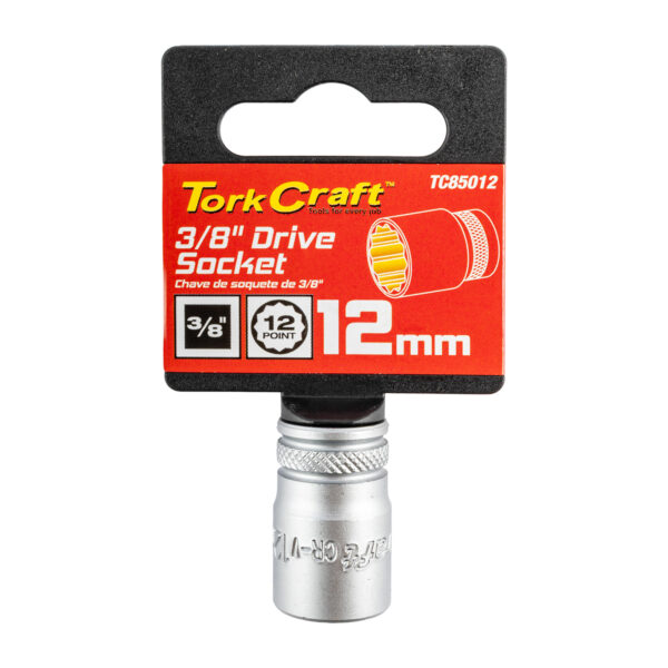 TC85012.jpg SOCKET 3/8'DR 12MM 12PT CRV